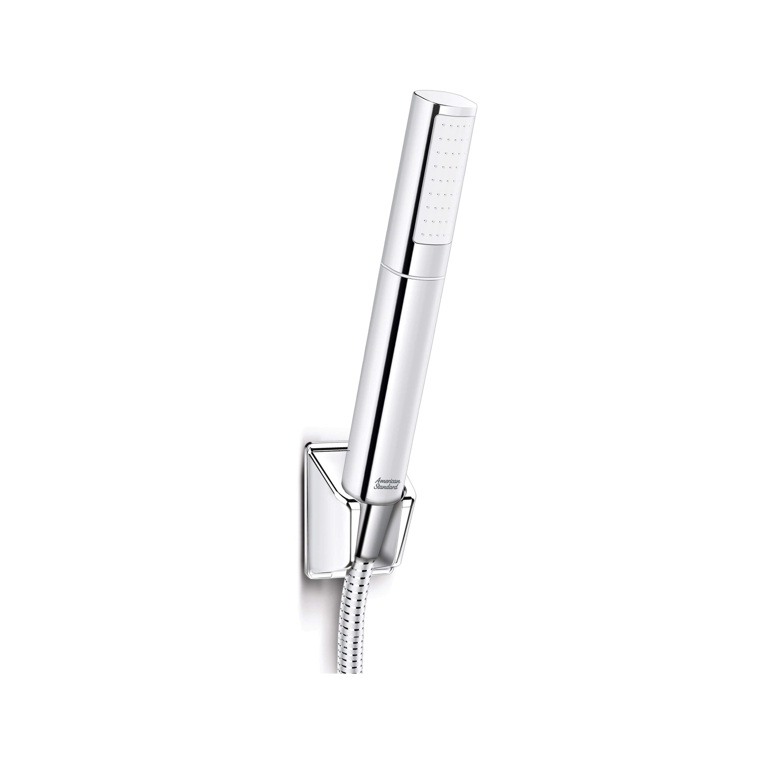 DuoStix™ Hand Shower (Chrome/Glossy White) with hose and holder