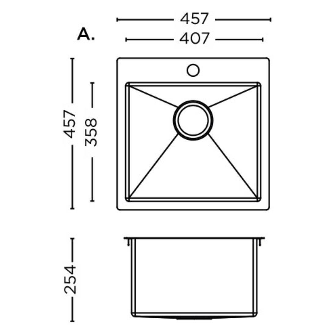 American Design ASB1818 dimensions