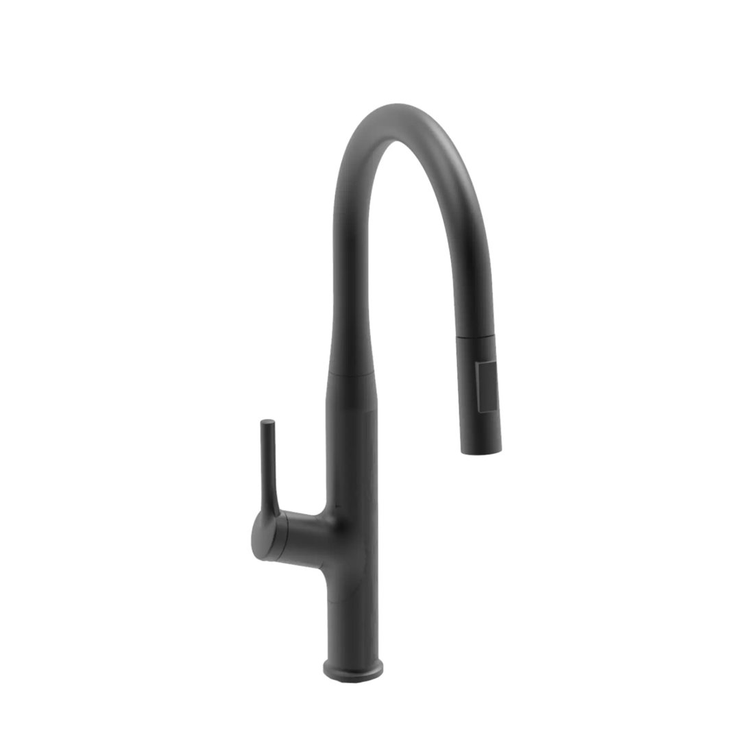 Carysil ALA 1512 Brass Kitchen Faucet with Pull Out spout Sprayer and Single Handle Pull Down Kitchen Sink Faucet