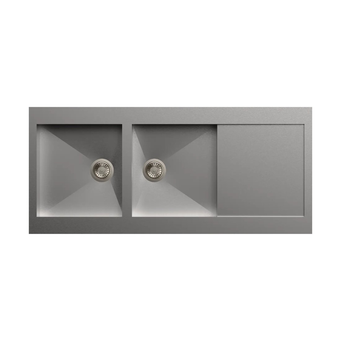 Carysil Rege One and Half and Double Bowl with Drainer 46x20x8