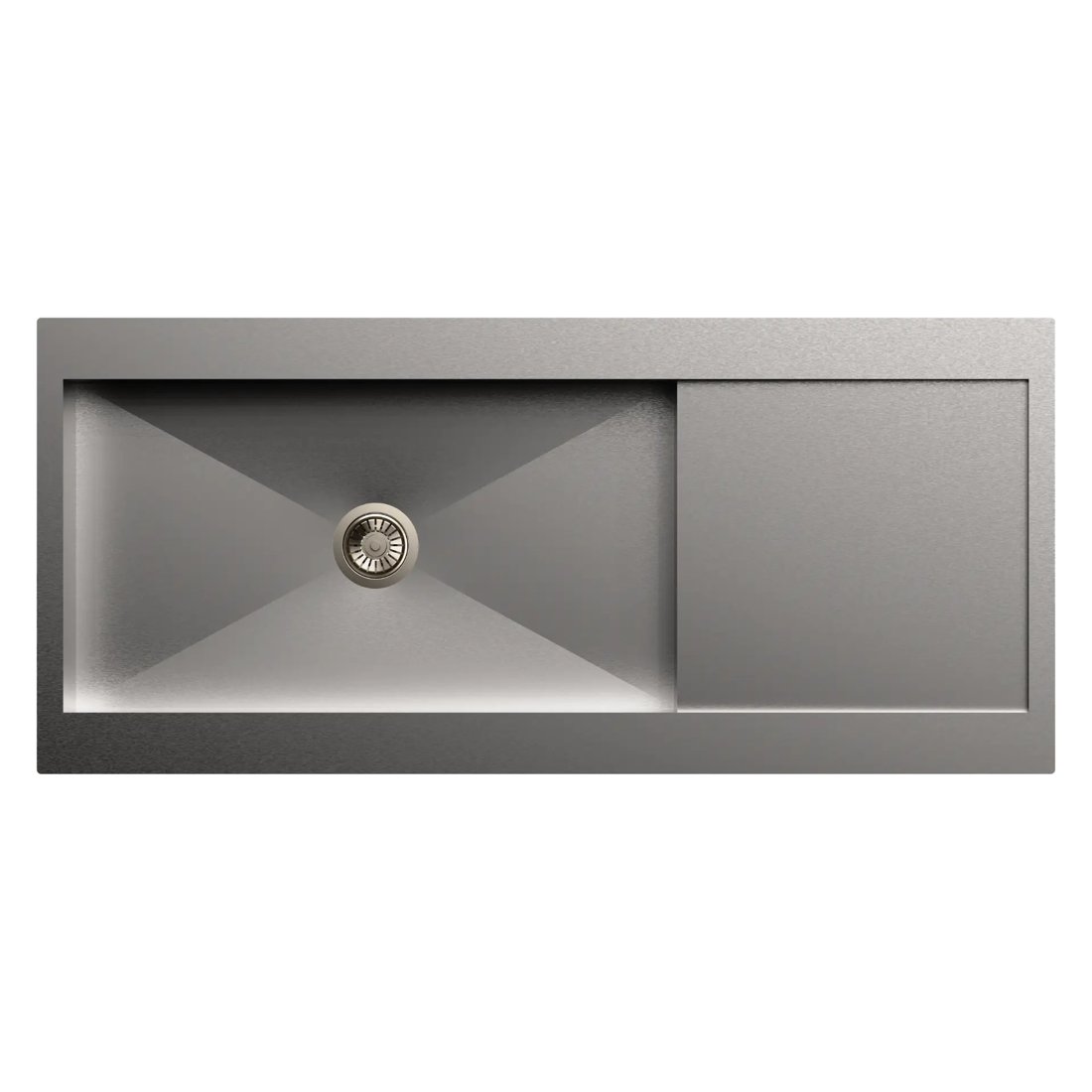 Carysil Rege Single Bowl With Drainer 46x20x8 dimensions