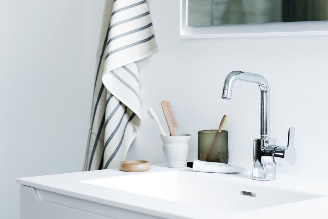 Bath waste - loose item matt black