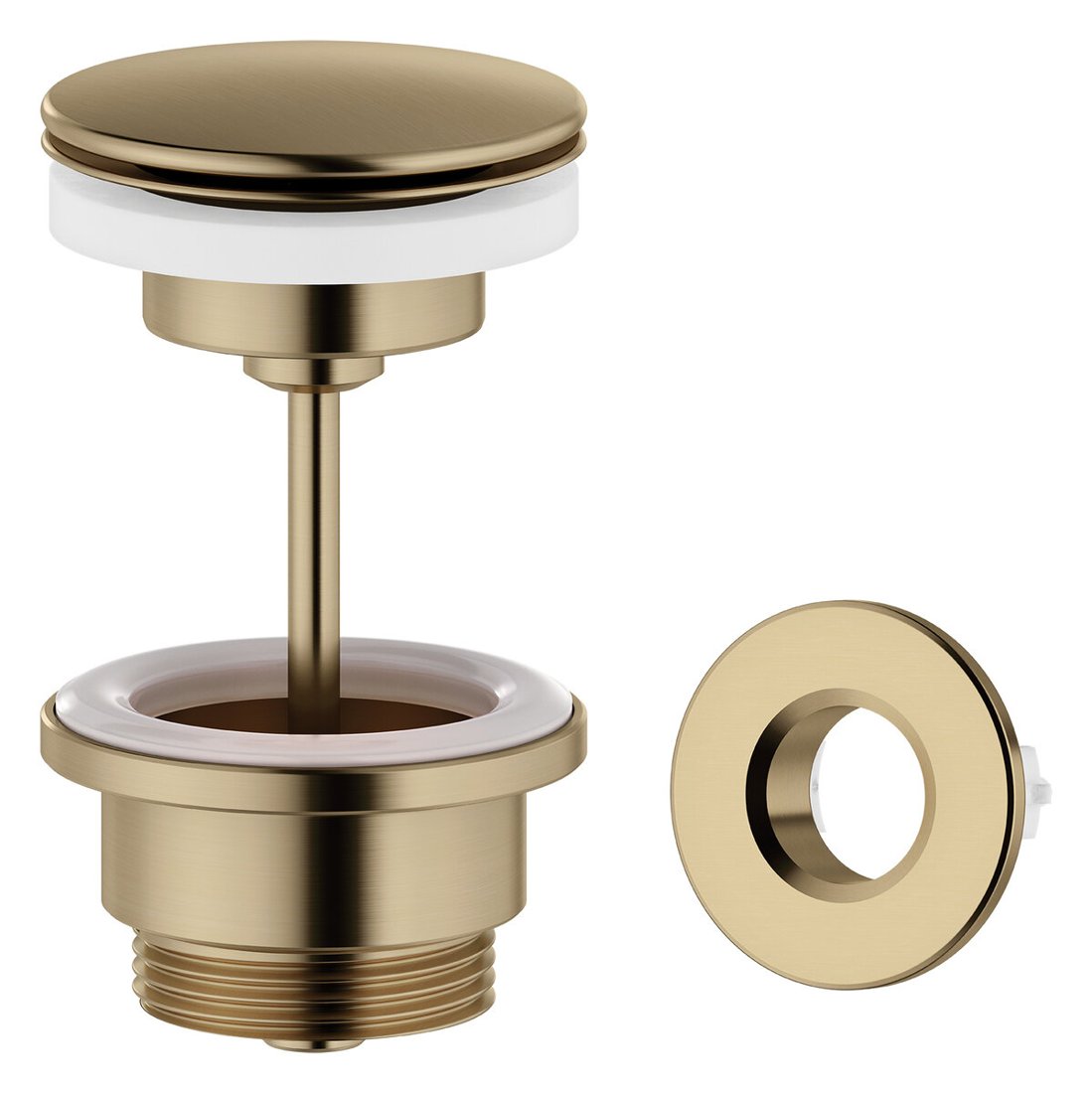 Bath waste - loose item brushed bronze