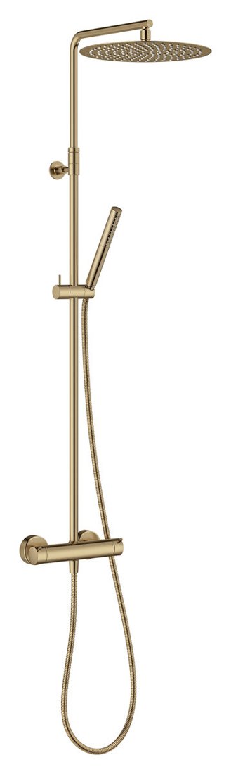 Built-In Shower Shelf brushed bronze