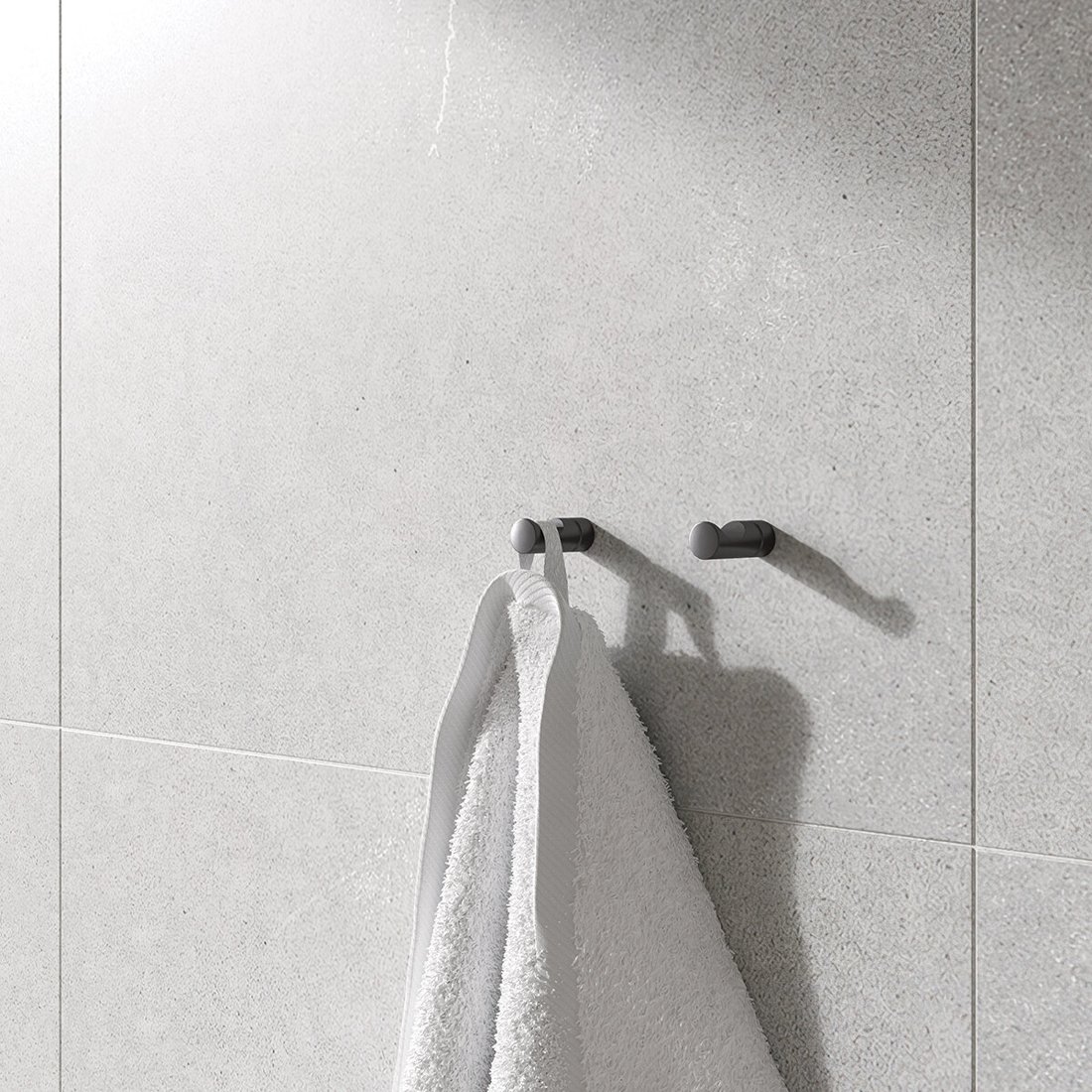 Freestanding bath mixer graphite grey