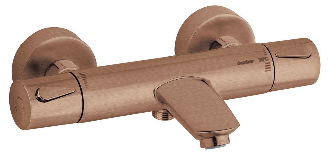 Handshower set brushed copper