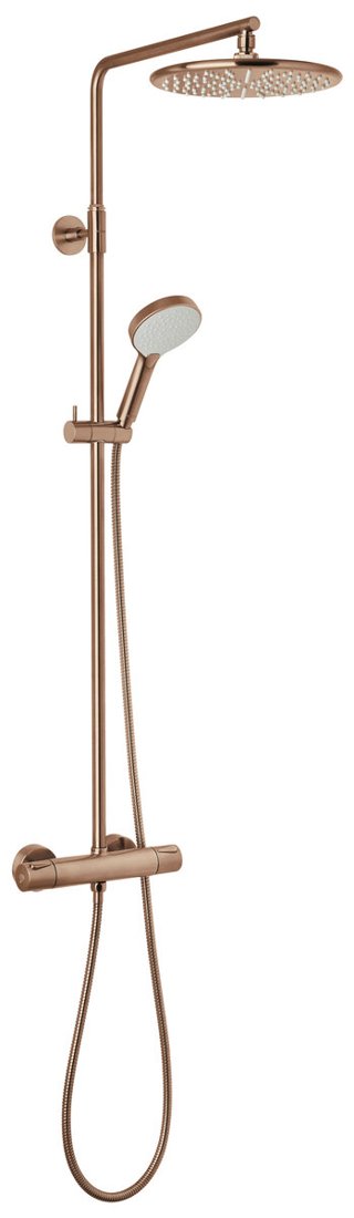 Handshower set brushed copper
