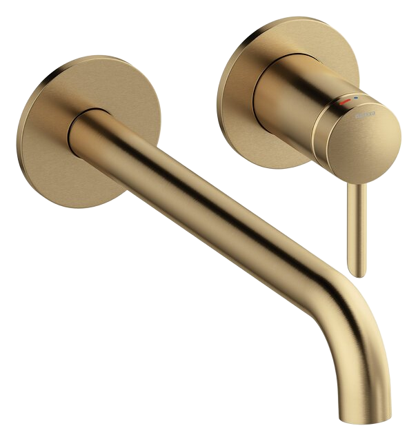 Iris Exposed kit for built in Basin Mixer (250 mm) brushed bronze