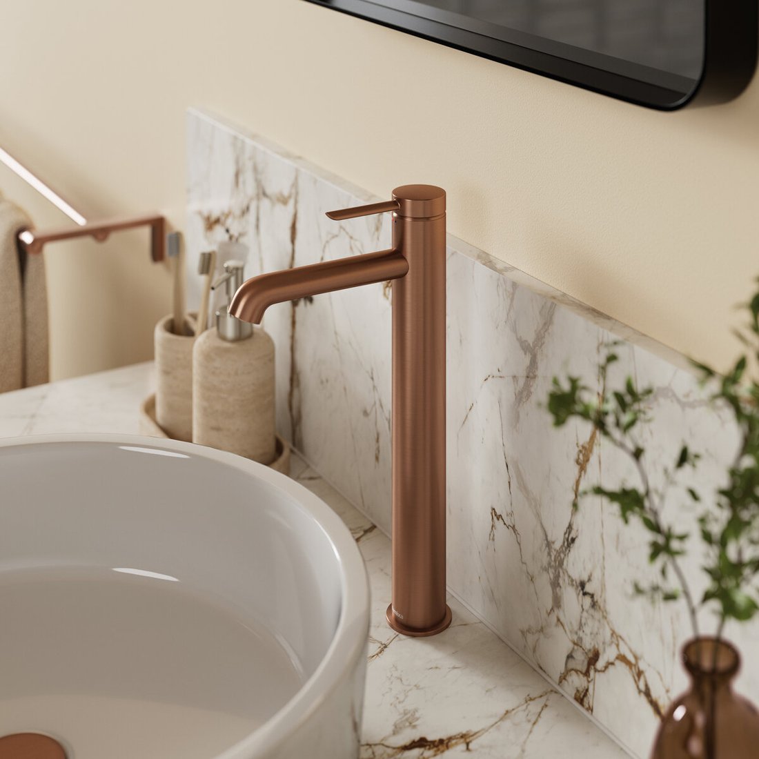 Shower System brushed copper