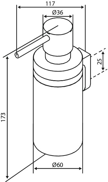 Soap dispenser steel