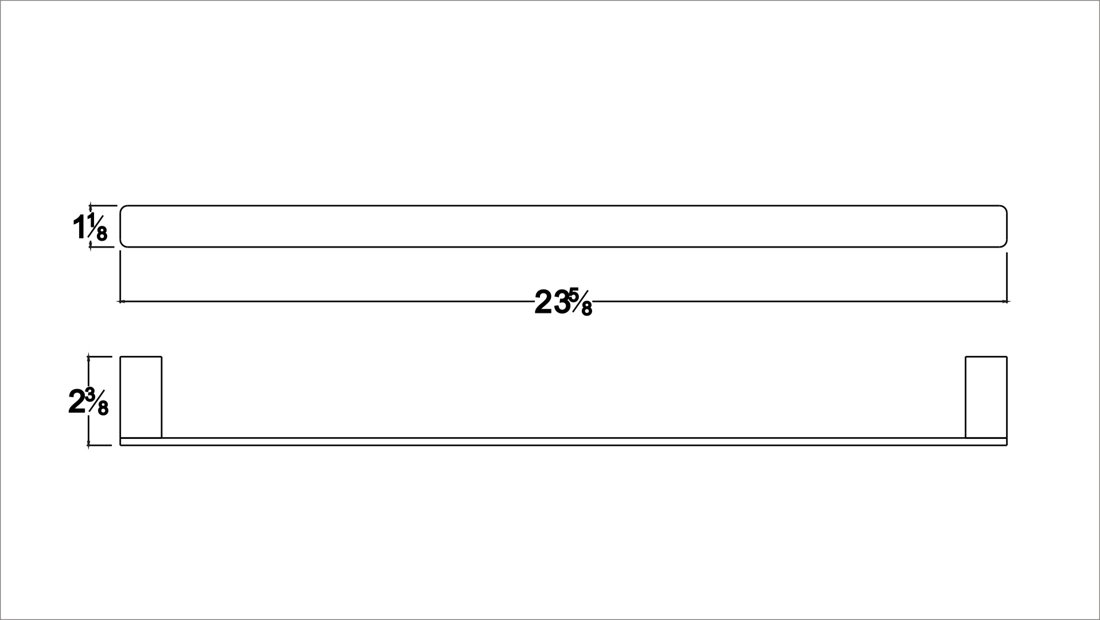 97019908C Towel Rail/ Towel Bar