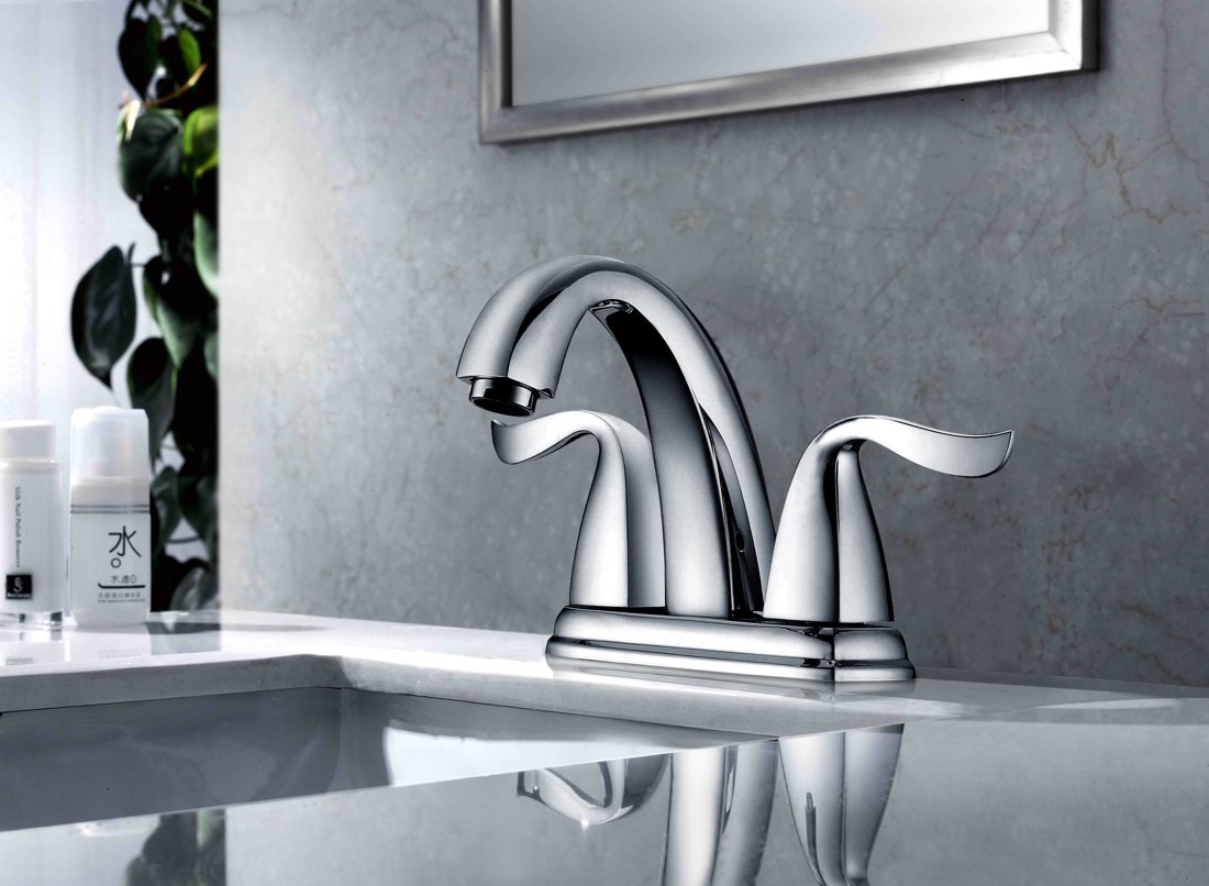 AB04 1273BN 4" Centerset Lavatory Faucet