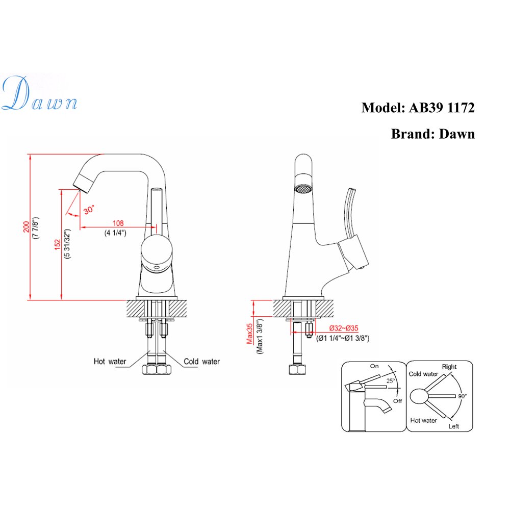 AB39 1172C Lavatory Faucet