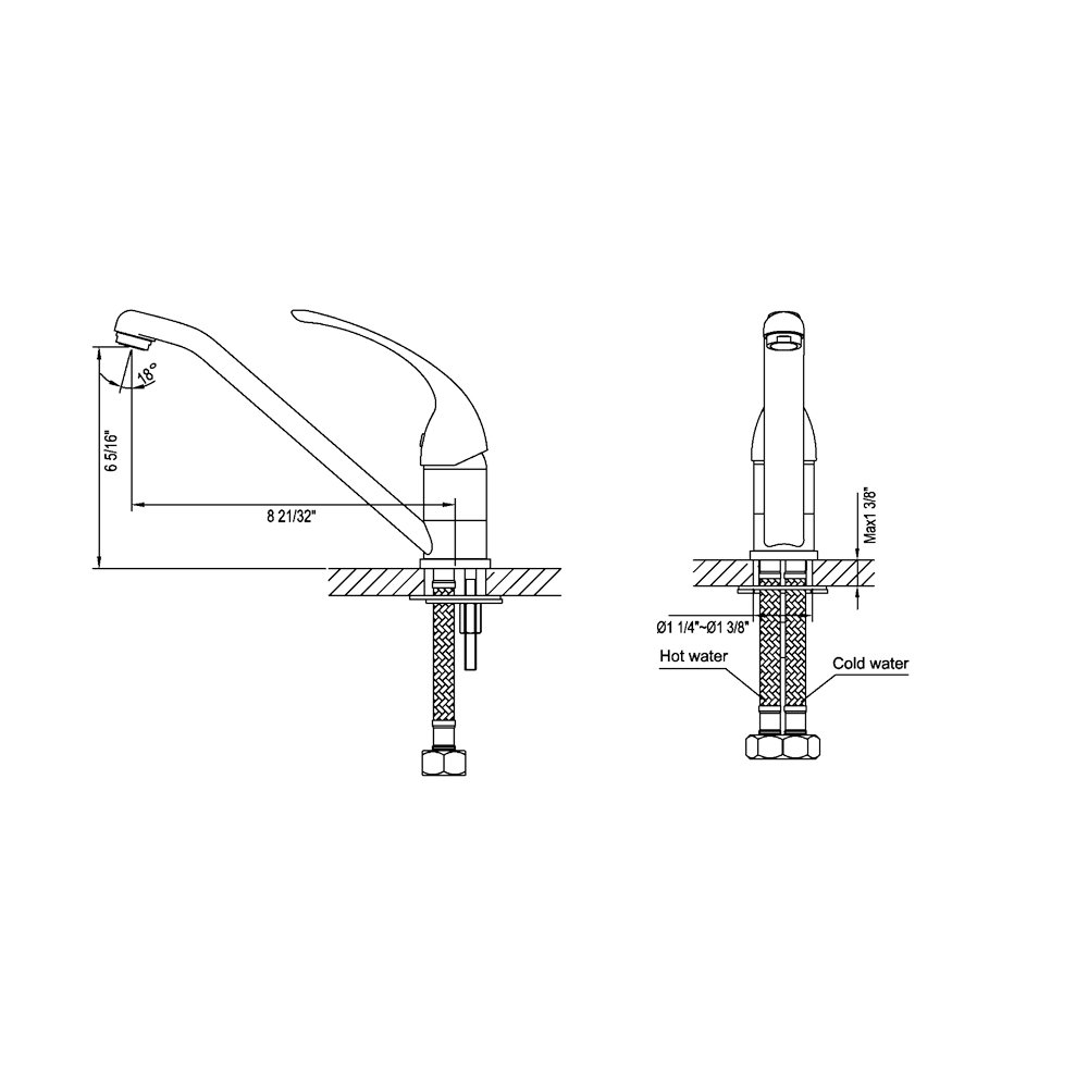 AB50 3351C Kitchen Faucet