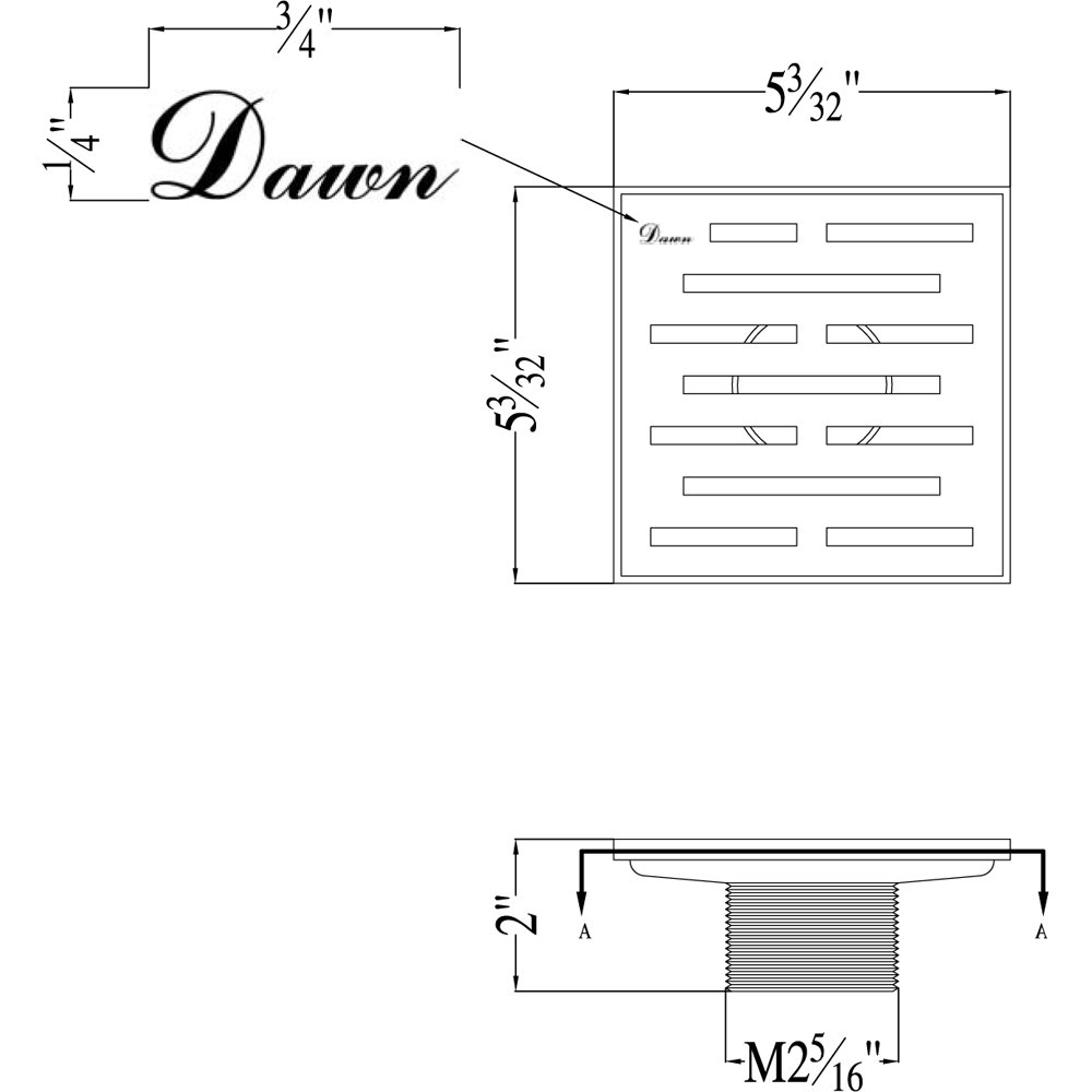 Amazon River Series 5" SAN050504 (screw-in)