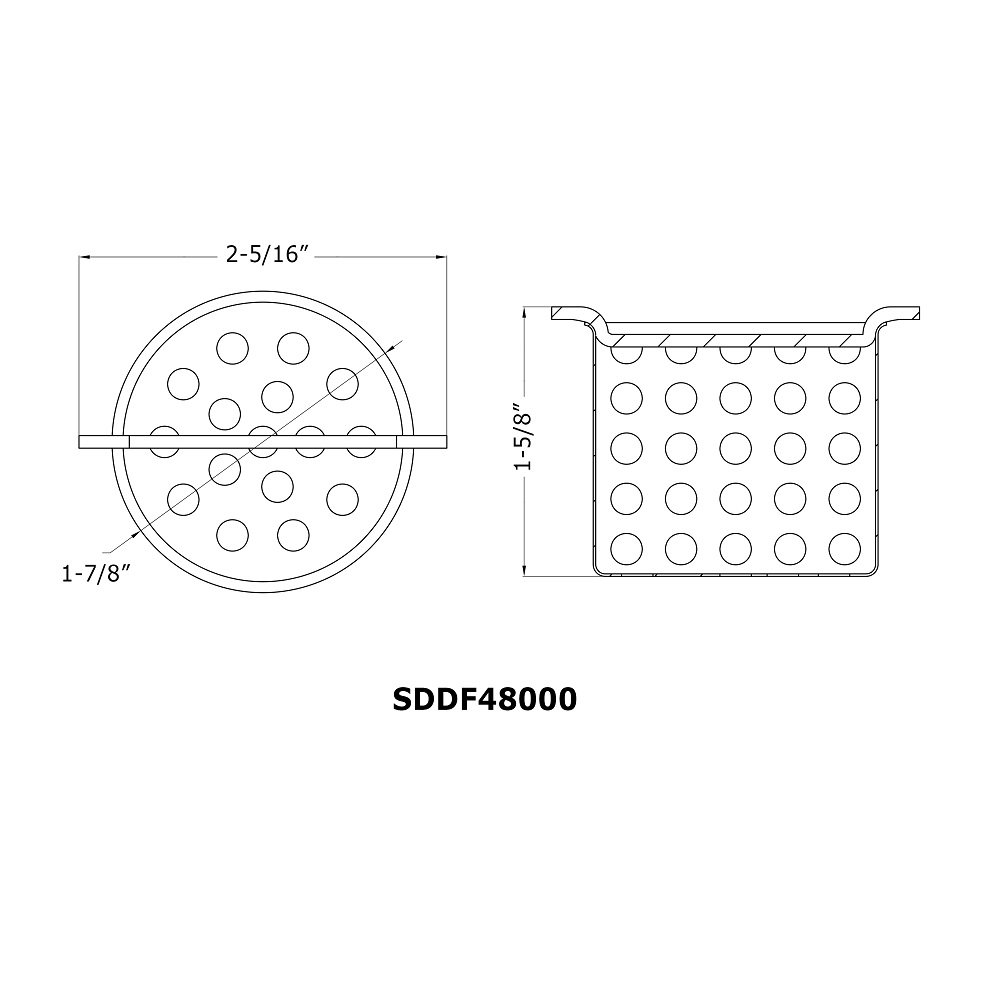 Hair & Debris Strainer SDDF48000