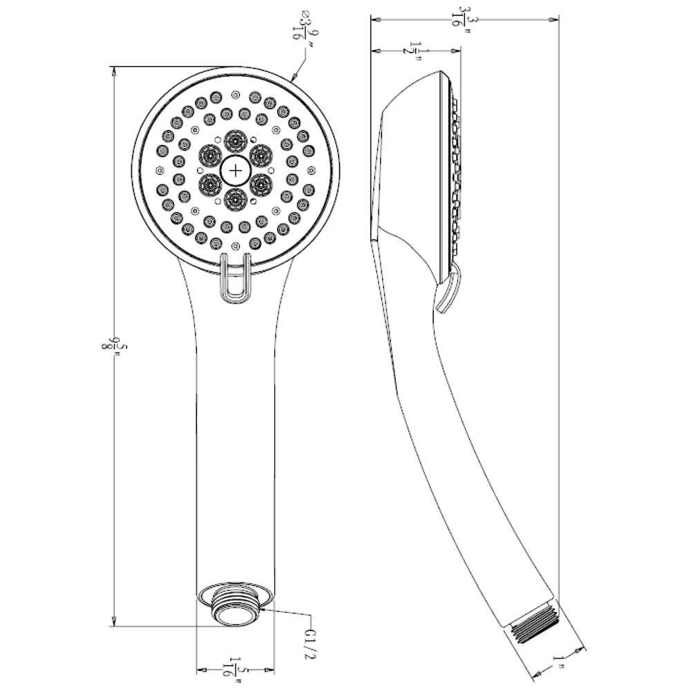 HS0690402 Handheld Shower