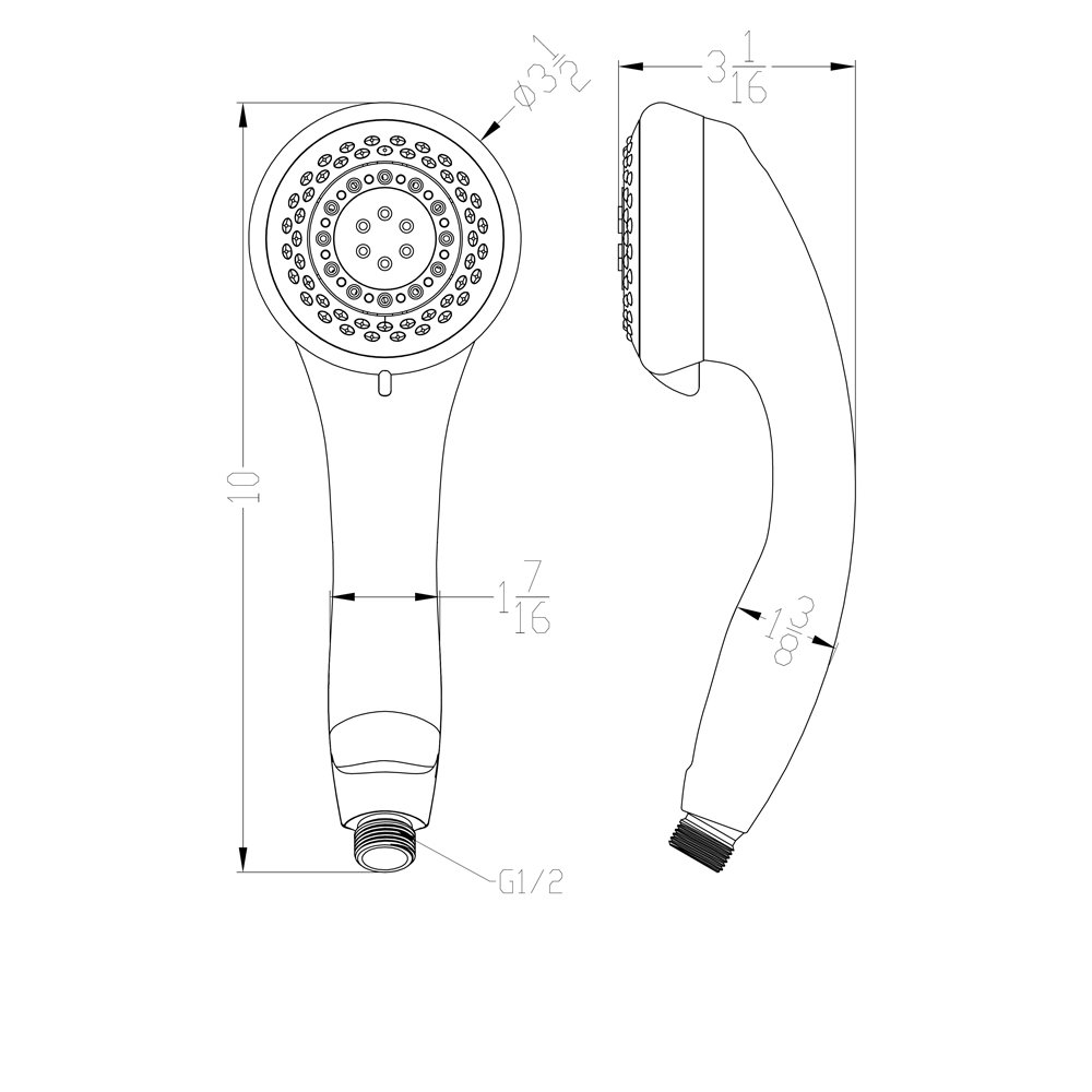 HSLD10102 Handheld Shower