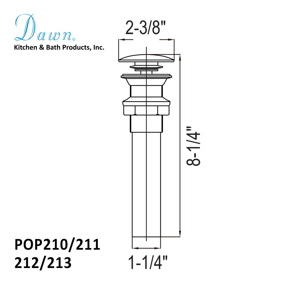 POP212 Pop-up Drain