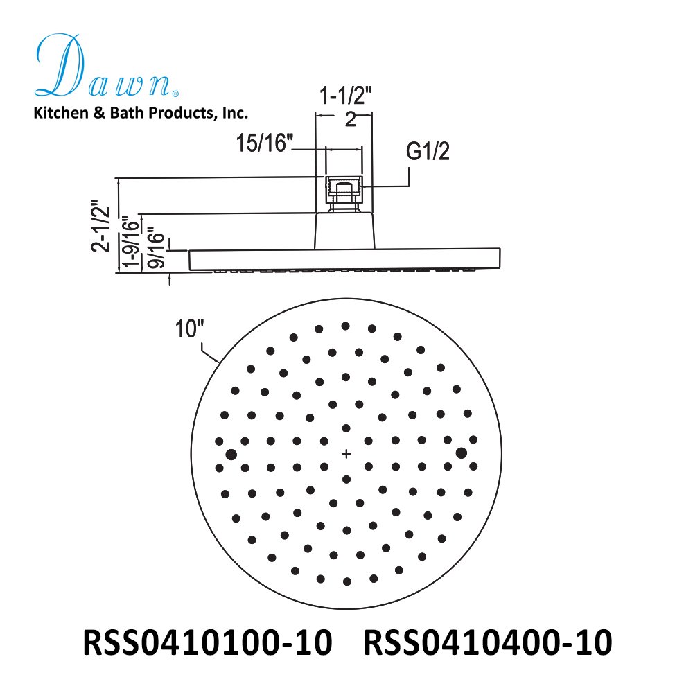 RSS0410400-10 Rainhead