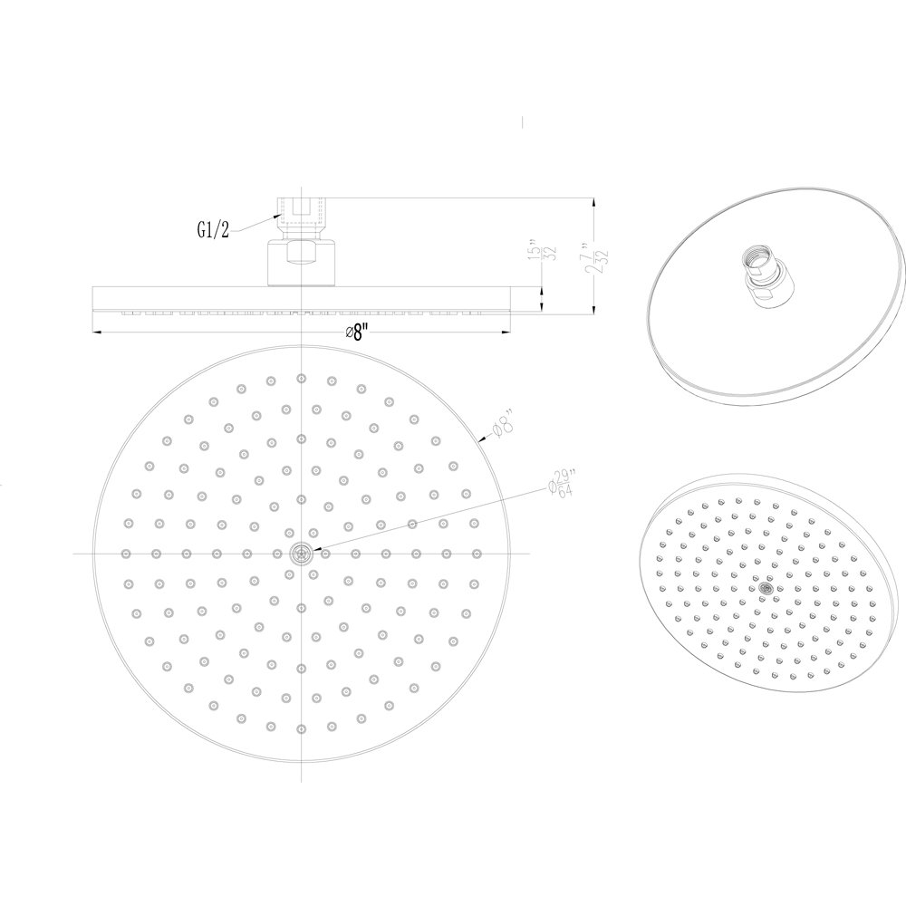 RSS240100-8 Rainhead