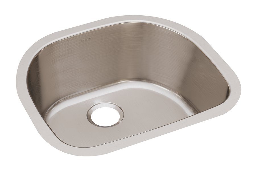 Lustertone® Classic Stainless Steel 23-5/8" x 21-1/4" x 10" Single Bowl Undermount Sink