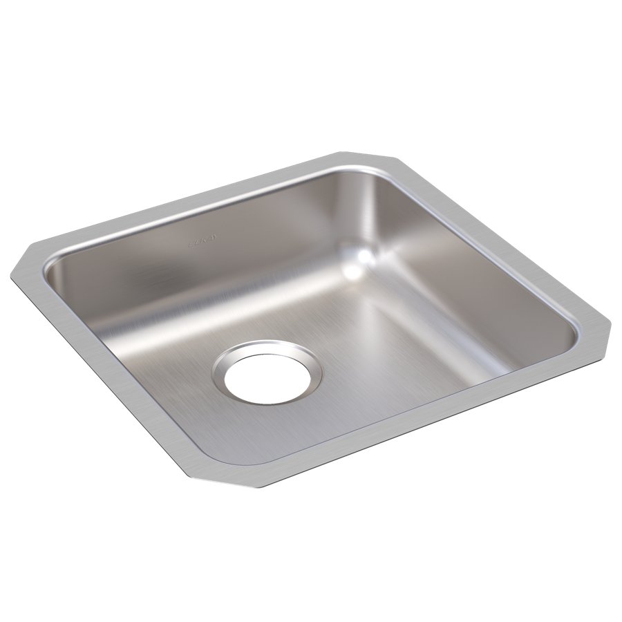 Lustertone® Classic Stainless Steel 18-1/2" x 18-1/2" x 4-3/8" Single Bowl Undermount ADA Sink