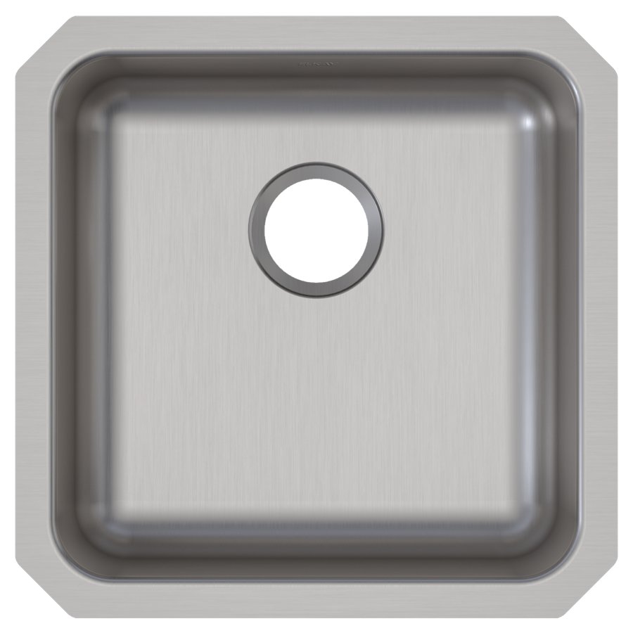 Lustertone® Classic Stainless Steel 18-1/2" x 18-1/2" x 5-3/8" Single Bowl Undermount ADA Sink
