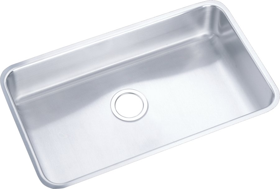 Lustertone® Classic Stainless Steel, 30-1/2" x 18-1/2" x 4-3/8" Single Bowl Undermount ADA Sink