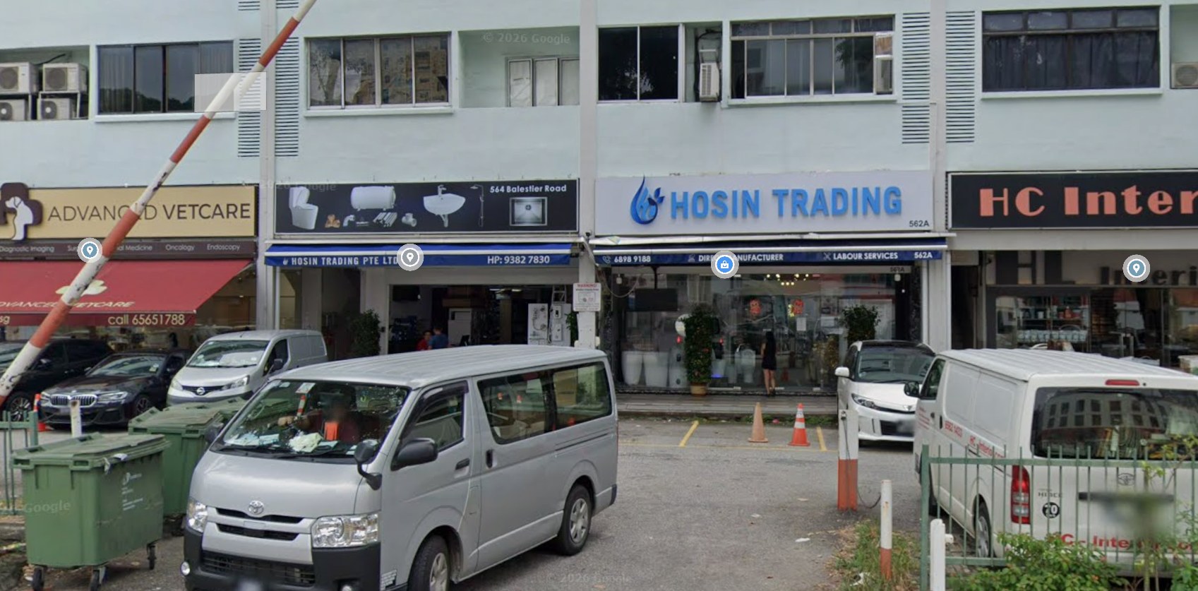 Hosin Trading shopfront on Balestier Road